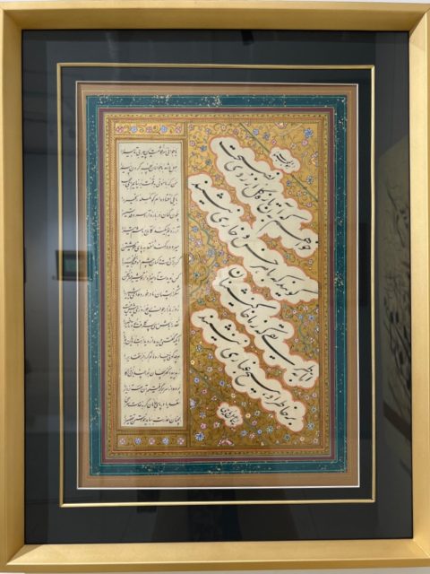 نمایشگاه گروهی خوشنویسی گرگان- گالری ندا گرگان- انجمن خوشنویسان گرگان-اردیبهشت1405